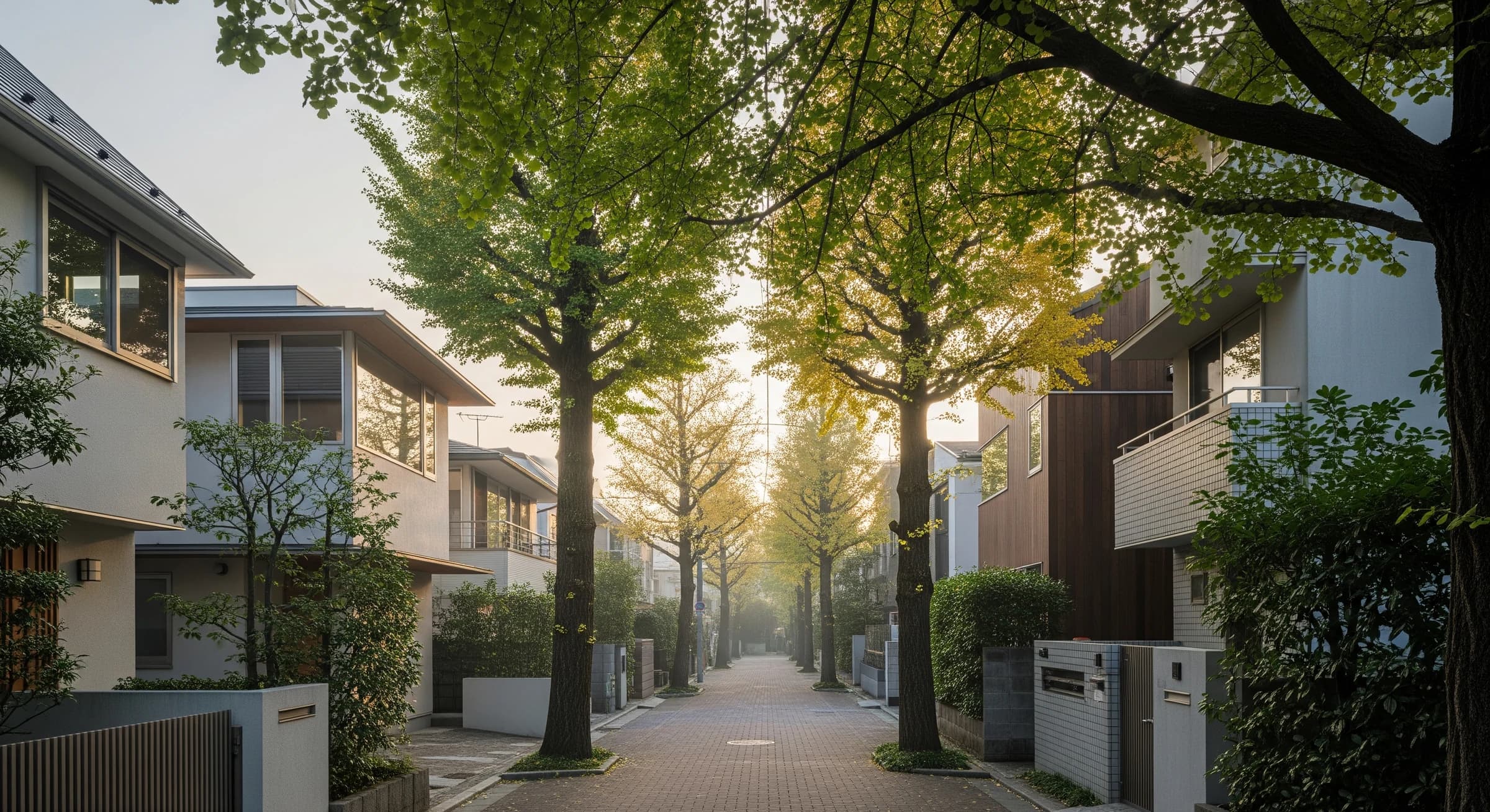世田谷尾山台の住宅街
